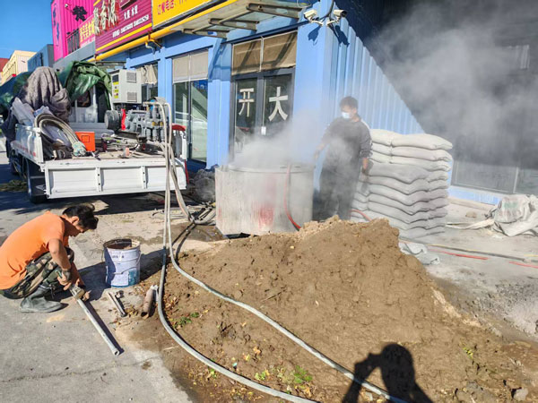 泸定顶管注浆加固